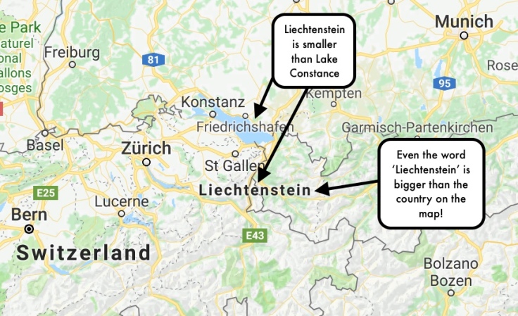Unusual destinations. Lichtenstein is a good place to visit for first time solo female travellers